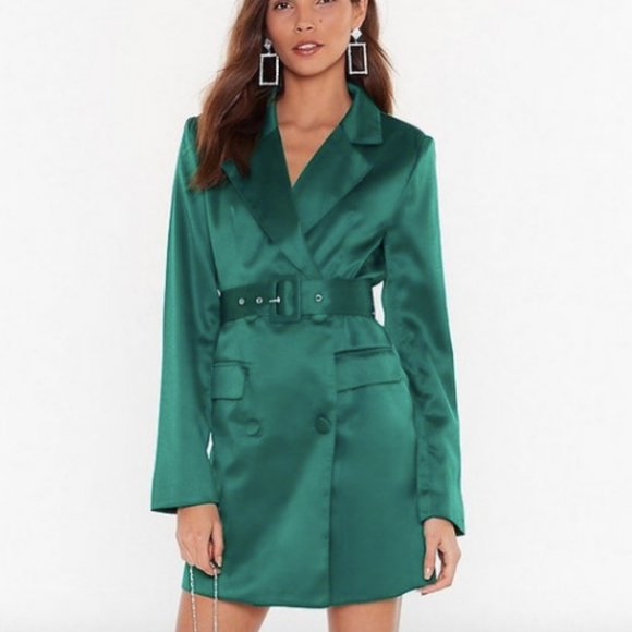 Nasty Gal Dresses & Skirts - Nasty Gal Taking Care of Business Blazer Dress